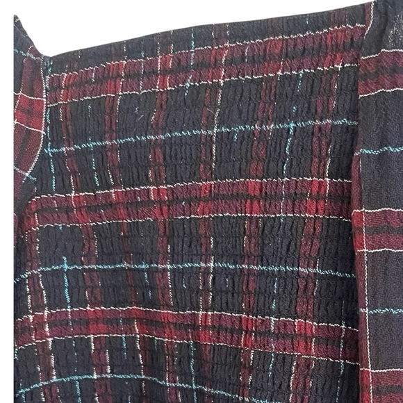 Katie J NYC Girls Chloe Puff Sleeve Smocked Cropped Top Size Medium - Picture 13 of 14